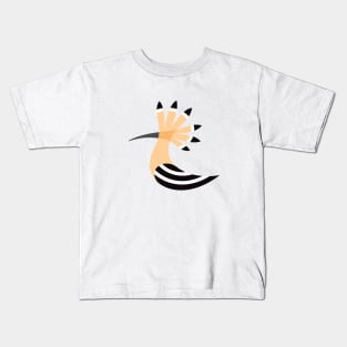 Hoopoe on olive Kids T-Shirt